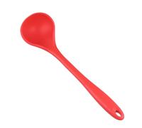 Mobestech Cucharón de Silicona Utensilio Resistente al Calor para Cocina Doméstica Diseño de Agujero para Colgar, Herramienta Práctica para Picnics y Servicio de Alimentos