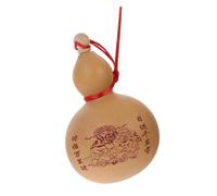 Mobestech Decoración Calabaza Tallada Natural para Almacenamiento de Vino Hogar Cocina Jarra con Tapón de Diseño Ecológico y Resistente Capacidad Amplia Patrón Aleatorio