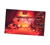 Mobestech decoración navideña Natal decoração Christmas Decor Fondos de Fiesta de Navidad árbol de Pueblo de Navidad Estudio Fondos de Fotos de Navidad telones de Fondo de Navidad Junta 3D