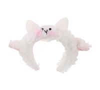 Mobestech Diadema de Cuerno de Oveja de Peluche Suave Diadema Orejas de Cordero Ligera y Cómoda Accesorio para Cosplay Fiestas Temáticas y Halloween para Mujer y Adulto