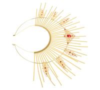 Mobestech Diadema Decorativa De Para Fiesta y Disfraces, Diadema Delicada Diy Para Niñas, Tamaño Único, Color Amarillo, Accesorio De Cabello Para Eventos Obsequios