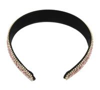 Mobestech Diadema Mujer Cristal Antideslizante Brillante Elegante para Fiesta y Uso Diario Accesorios Pelo Mujer con Pedrería Resistente y Cómoda Cinta Pelo con Diseño Chic y Radiantes