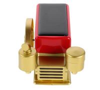 Mobestech Difusor Solar Portátil para Coche Aroma Decorativo Ambientador de Aromaterapia para Vehículos Diseño Tractor Retro en Color Oro Difusor de Fragancias Compacto para Aire Fresco