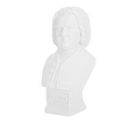 Mobestech Escultura de Retrato de Bach Escultura Clasica Estatua de Busto de Escritorio Mini músicos Adornos de Figuras Mini Estatua decoración de la Adorno de Mesa Resina