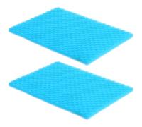 Mobestech Esponja de Filtro para Pecera 2 Piezas 40x30 Cm Alta Densidad Gruesa, Almohadilla Purificadora para Filtro de Acuario, Esterilla Filtrante Compatible para Mantenimiento de Agua