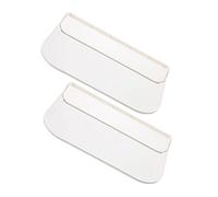 Mobestech Estante Plegable Adhesivo para Baño y Dormitorio 2 Piezas Estante sin Taladro de Plástico Soporte Flotante para Toallas y Móviles Diseño Compacto y Práctico