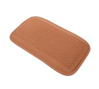 Mobestech estera de la caja del apoyabrazos del coche cojín de brazo para coche reposabrazos que cubre coche almohadilla de consola automática cojín del reposabrazos PU Brown