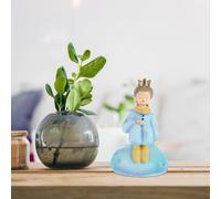 Mobestech Figura de Resina del Principito Miniatura Adorno Decorativo para Hogar y Coche Modelo de Personaje Caricatura Resistente y Detallado para Decoración y Regalo