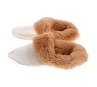 Mobestech Forro de Felpa Suave para Zapatos, Plantillas Extraíbles y Lavables, Material Pvc y Felpa, Adecuado para Uso en Interiores y Jardín de Infancia, Talla 34-35