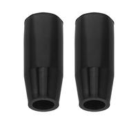 Mobestech Fundas para Manijas de Puerta de Chimenea de Plástico Negro, 2 Piezas, Fácil Instalación, Diseño Moderno para Hogar y Sala de Estar