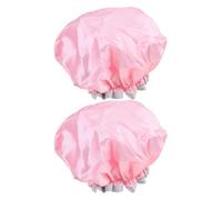 Mobestech Gorro de Ducha de EVA Doble Capa Grueso para Adultos 2 Piezas Protector Cabello Uso Diario Baño y Salón