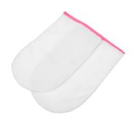 Mobestech Guantes de Algodón para Terapia de Parafina Manoplas Aislantes para Cuidado de Manos y Uñas Reutilizables y Cómodos para Manicura Cera Caliente