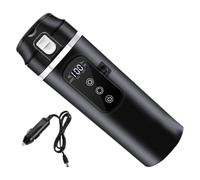 Mobestech Hervidor Eléctrico Portátil para Coche de 500ml con Pantalla Digital y Control Inteligente, Acero Inoxidable y Silicona, Adecuado para Viajes y Bebidas Calientes