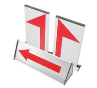 Mobestech Indicador de Transición de Posesión Tablero de Aleación de Aluminio Rojo para Baloncesto con Flecha Direccional para Árbitros en Partidos de Baloncesto