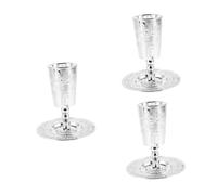 Mobestech Juego De 3 Copas De Vino del Santo Grial Cáliz Copa Vintage con Platillo con La Bendición De Un Bebé En Tazas Antiguas Copa De Vino para Festividades Copa De Vino para