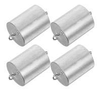 Mobestech Juego de 4 Pesas de Calibración de Metal de 200 Doble Gancho, Contrapesos para Laboratorio Escolar y Experimentos Científicos, Conjunto de Masas para Calibración Precisa