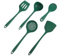 Mobestech Juego de Utensilios de Cocina de Silicona 5 Piezas Resistente a Altas Temperaturas Incluye Espátula Cuchara Sopera y Colador Apto para Cocina Doméstica y Barbacoa Color