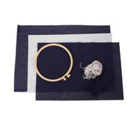Mobestech Kit de Bordado Japonés Sashiko para Principiantes con Materiales Completos de Algodón y Lino, Incluye Instrucciones Claras para Ceremonias de Té y Reuniones Festivas