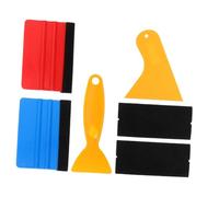 Mobestech Kit de Herramientas para Vinilo de Coche con Rascador de Plástico y Borde de Fieltro Aplicador para Tinte de Ventanilla y Alisado de Película Protectora