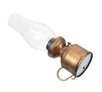Mobestech Lámpara de Aceite LED Retro Llama Simulada, 4 Unidades, Base Vintage, Luz Decorativa para Interiores, Ahorro Energético, Ambiente Cálido para Sala y Festivales