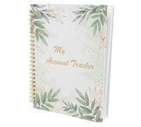 Mobestech Libro de Registro de Cheques Portátil Cuaderno de Gestión Financiera Personal Ligero para Control de Cuentas y Gastos Diario