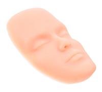 Mobestech Maniquí de Silicona para Práctica de Facial Piel Realista Tono Piel Clara Herramienta Duradera para Maquillaje y Soporte para Técnicas Variadas Fácil Limpieza y Mantenimiento