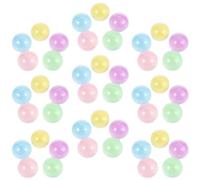 Mobestech Máquina Expendedora Cápsulas Plásticas 38 Mm Semitransparente Macarrón 100 Piezas Bolas Vacías para Premios Fiestas y Repuestos para Máquinas de Chicles