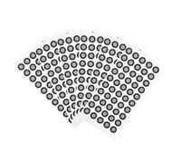Mobestech Marcadores de Reflexión para Escáner 3D Película Pet Reflectante de 0,15 Mm de Grosor, 6 Hojas 50 Puntos Cada Escaneo 3D Preciso