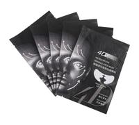 Mobestech Mascarillas Faciales Antiarrugas para Pliegues Nasolabiales 5 Piezas Transparentes Gel Natural Hidratante y Reafirmante Parche Facial para Hombres y Mujeres Cuidado Antiedad