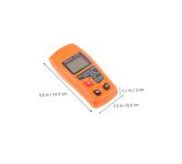 Mobestech Medidor de Humedad para Madera sin Batería con Pantalla LCD Naranja Detector de Contenido de Agua para Papel y Cartón Función Retención y Luz para Uso Oscuridad