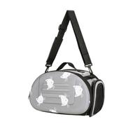 Mobestech Mochila para Gato Transpirable Portátil, Bolsa de Transporte para Mascotas de Eva, Tamaño Mediano Gris, Adecuado para Viajes al Aire Libre y Senderismo, Apta para Gatos y Mascotas Pequeñas