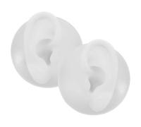 Mobestech Modelo de Oreja Artificial de Silicona Realista para Exhibición y Práctica Médica Molde Ligero y Seguro para Entrenamiento Auriculoterapia y Soporte de Pendientes de