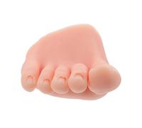 Mobestech Modelo Silicona Suave para Práctica de Manicura y Pedicura Derecho Realista Reutilizable Herramienta Flexible para Entrenamiento de Uñas Suministros de Arte para Uñas