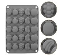 Mobestech Molde de Silicona para Fondant y Chocolate Mini Molde DIY para Postres y Reutilizable para Cocina Fácil de Limpiar para Hacer Dulces y Gelatinas