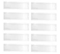 Mobestech Moldes de Silicona para Marcapáginas 10 Piezas Pequeños Rectangulares Reutilizables para Resina Epoxi Manualidades DIY y Decoración Creativa