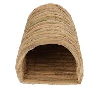Mobestech Nido Semiencerrado de Paja para Mascotas Pequeñas como Chinchillas y Aves, Casa para Dormir Cómoda y Confiable, Adecuado para Granja o Patio Trasero, bajo Mantenimiento