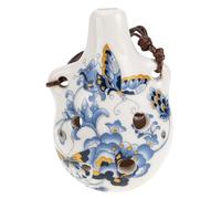 Mobestech Ocarina de Cerámica Portátil Alto de 6 Agujeros para Principiantes Instrumento Musical Mini para Ocarina Decorativa Ligera y Práctica para Aprendizaje y Práctica