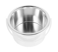 Mobestech Olla Interior de Aluminio para Máquina de Derretir Cera Diámetro Calentador Profesional para Depilación y Terapia de Cera Recambio Seguro y Fácil de Usar Color Plateado