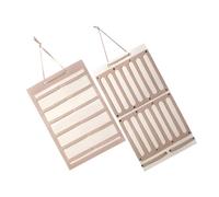 Mobestech Organizador de Accesorios para Cabello 2 Piezas Grande de Fieltro Multifuncional Resistente para Niñas Almacenamiento de Diademas y Moños Colgante para Pared Fiestas y Uso Diario