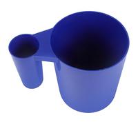 Mobestech Pala de Limpieza de Piscinas Decoracion Verano de Plástico Azul | Mango Cómodo, Elimina Residuos Adapta al Contorno, Uso para Piscinas, Suministro Ligero