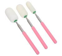 Mobestech Palo de Esponja para Cerámica Telescópico Mango de Acero Inoxidable Esponja Absorbente en 3 Tamaños Pequeño Mediano Grande para Moldear Eliminar Agua y Modelar en Proyectos