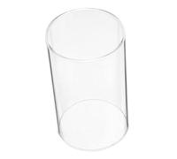 Mobestech Pantalla De Vela De Vidrio Transparente Funda para Portavelas Cilíndrica Cubierta Decorativa para Velas De Mesa