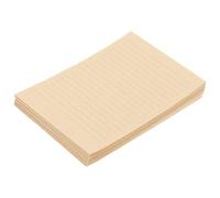 Mobestech Papel para escribir cartas de papelería vintage con 50 hojas kraft rayadas, ideal para escritura a mano y caligrafía, estilo retro para uso en poesía y cartas