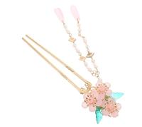 Mobestech Pasador Cabello Borla Colgante para Mujer, Horquilla de Boda Tradicional China, Tamaño Mediano, Palillo para Moños, Accesorio para Peinados Hanfu y Fiestas