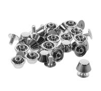 Mobestech Patas para Bolsos de aleación de Zinc de 10 mm, 20 Piezas con Tornillos incluidos para confección de Bolsos y Bolsas Tote, Evita enganches en DIY Bag Making