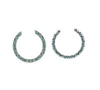Mobestech Pegatinas 2 Piezas para Agujero de Sonido de Guitarra Incrustación de Pvc Fáciles de Manejar y Quitar, Diseño Curvo y Delicado para Guitarra Acústica