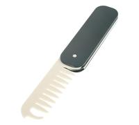 Mobestech Peine Plegable de Viaje Compacto Doble de Dientes Finos y Anchos Peine Antiestático Portátil Pequeño para Peluquería y Uso Diario Diseño Ligero y Fácil de Limpiar para Tipo de