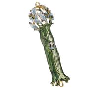 Mobestech Pergamino De Poste De Puerta Mezuzá Religiosa para Puerta De Entrada Placa Metálica Símbolos Judíos Decoración para Salas De Estar