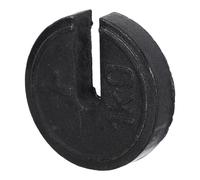 Mobestech Pesa de Hierro 1 Kg para Tracción Ortopédica Gancho, Contrapeso de Báscula Industrial Calibrado, Peso Metálico Ranurado para Equipos Médicos Profesionales