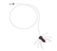 Mobestech Piezas de Repuesto para Juguete Interactivo de Gato, Cabezales Simulación Insecto Realista, 2 Unidades Cuerda Larga para Entretenimiento Interior y Estímulo de Caza